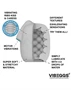 VIBEGGS - Blow Misty - Vibrating Masturbation Sleeve - White