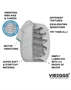 VIBEGGS - Candy Curves - Vibrating Masturbation Sleeve - White