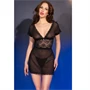CHILIROSE – érzéki fekete babydoll XL méretben