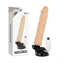 BASECOCK - VALÓSÁGHŰ VIBRÁTOR TÁVIRÁNYÍTÓVAL NATÚR 21 CM