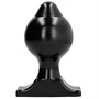 ALL BLACK - prémium anális dugó 17,5 cm hosszú
