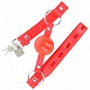 KINK - TPE BALL 4 CM GAG ROJO LOCK-kal 60 x 2 CM