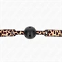 KINK - LEOPARD BREATHABLE BALL 4.5 CM GAG 65 x 2.5 CM