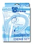 Shower Enema - aluminium intim zuhany komplett szett (ezüst)