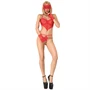 CHILIROSE - CR 3882 SZETT BODYSUIT ÁGYÉK NÉLKÜLI PIROS S/M