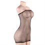 QUEEN FEHÉRNEMŰ SHINNY-DRESS BODYSTOCKING S-L