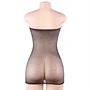 QUEEN FEHÉRNEMŰ SHINNY-DRESS BODYSTOCKING S-L