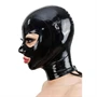 Black Texie  latex balaklava érzéki átöleléssel