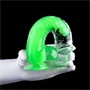 Átlátszó Dildo Jelly Mut S 14 x 3.5cm zöld