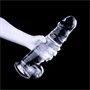 Dickannel XXL – átlátszó prémium dildó 27 x 8 cm