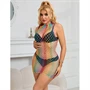 SUBBLIME - 952433 SZIVÁRVÁNYOS, MAGAS NYAKÚ, UJJATLAN, HÁLÓS BODYSTOCKING EGY MÉRETBEN