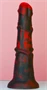 Dildo Dragon Zirg 22 x 5cm fekete-piros