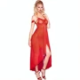 CHILIROSE - CR 3716 BABYDOLL HOSSZÚ VÖRÖS L/XL