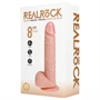 REALROCK - tapadókorongos lökő vibrátor - natúr (20,5cm)