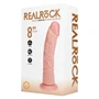 REALROCK - tapadókorongos vibrátor - natúr (20,5cm)