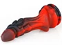 Dildo Dragon Zomay 18 x 6cm fekete-piros