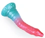 Alien Beast Cyan Rainbow 9.8 "Dildo - E