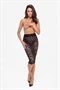 Ambivalence lace up midi skirt  - M