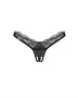 Arrowel Black crotchless thong S/M