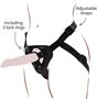 Strap-On Get Real Dildo övheveder Harness Fekete