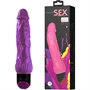 SZÍNES SZEX REALISZTIKUS VIBRÁTOR LILA 24 CM
