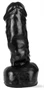 Dildo Neo Dark Crystal - Elegáns, sötét kristály formájú masszírozó (25 x 11 cm)