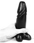 Dildo Santo sötét kristály 17 x 6.5cm