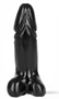 Dildo Santo sötét kristály 17 x 6.5cm
