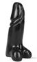Dildo Santo sötét kristály 17 x 6.5cm