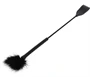 Tick Whip és Tollseprű 56 cm Fekete - Prémium Intim Élvezetekhez