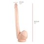 Dildorama XXL  érzéki vibrátor, 24 cm hosszú és prémium anyagú