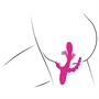 SMILE - tripla karos, nyelves vibrátor (pink)
