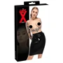 LATEX - latex midiszoknya (fekete)