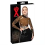 LATEX - áttetsző latex felső (áttetsző-fekete)