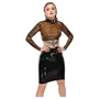 LATEX - áttetsző latex felső (áttetsző-fekete)