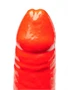 Felfújható vibrátor – piros, 30 x 7 cm