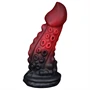 OgazR - polipkar dildó - 19cm (piros)