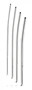 Prémium urethral tágítók 4-7mm - 4 darabos szett