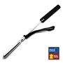 Bőr és fém korbács - 52 cm, stílusos érzékiség
