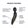 Satisfyer Wand-erland - masszírozó vibrátor (fekete)