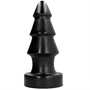 ALL BLACK - érzéki 40 cm-es anális masszírozó