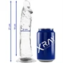 X RAY - átlátszó péniszheveder 21 cm hosszú