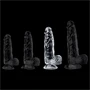 Átlátszó, intim élvezetekhez – 15 cm-es dildo