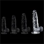 Átlátszó XL dildó – 16 x 4.5 cm, érzéki élmény