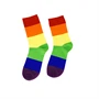 PRIDE - színes LGBT zokni L/XL méretben