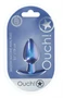 Metál análplug – prémium kék, 6,5 x 3,3 cm