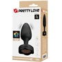 PRETTY LOVE - LED lámpás anál dugó, 8,8 cm, prémium élmény
