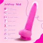 Tracy's Dog Jelivoy-Mid - élethű vibrátor - 20cm (pink)