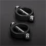 Magnetic nipple clamps – mágneses mellbimbócsipesz, fekete