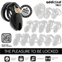 ADDICTED TOYS LOCKED – izgató péniszketrec 10 cm